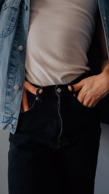 Calça Jeans Reta